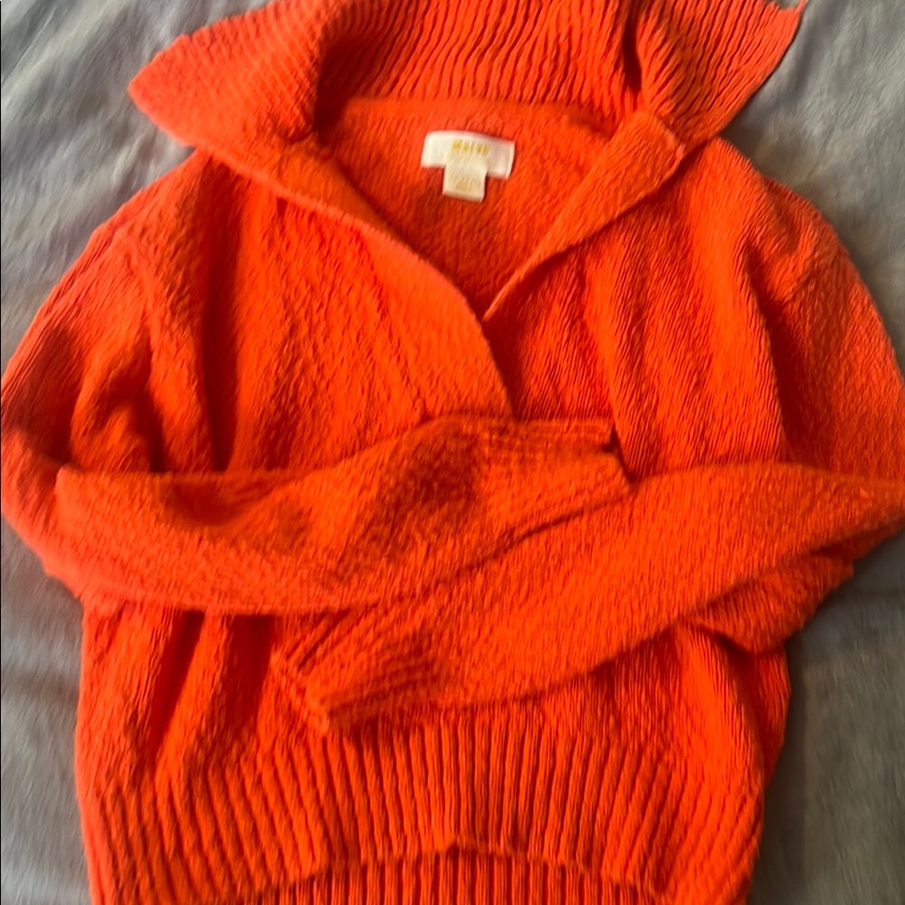Maeve Orange Women's Sweater